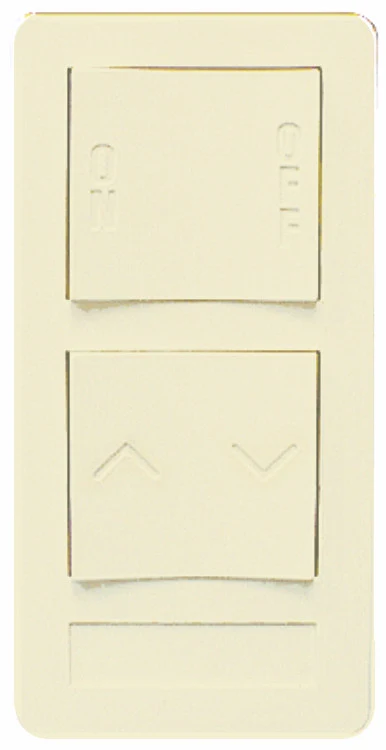 XP2D-I-NS NEW STYLE 2 BUTTON KEYPAD, 1 ON/OFF, 1 DIM CONTROL, IVORY